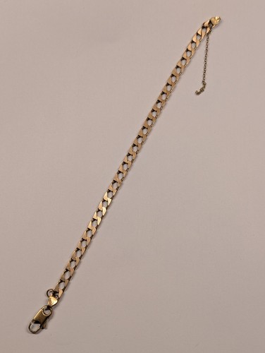 Heavy vintage 9ct gold curb - heavy,