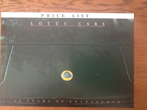 Lotus range leaflet - range, leaflet,lotus
