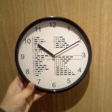 Morse Code  wall clock Suit