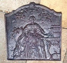 Vintage Antique Cast Iron Fire