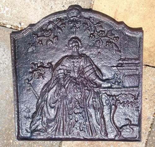 Vintage antique cast iron fire - vintage,