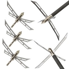 Archery Arrowheads Blade Broadheads Screw Points Bow Arrow Hunting Shooting Tips