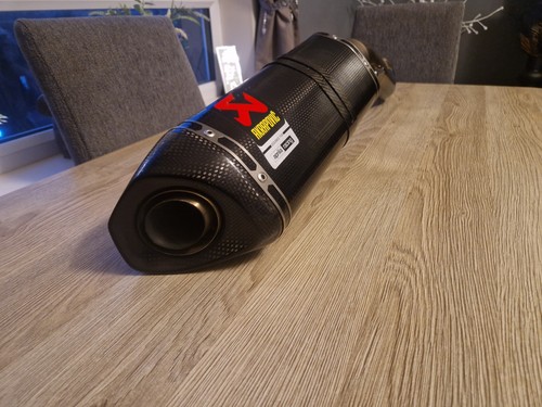 Akrapovic exhaust carbon fibre - carbon,