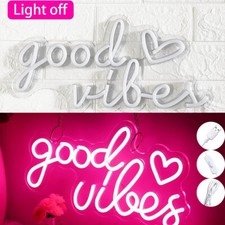 Good Vibes Neon Sign Light