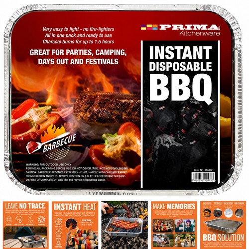 Instant portable bbq grill - 6,