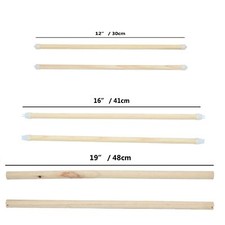 Wooden Bird Perch Canary Budgie Cockatiel Bird Cage Size Available 12/16/19"