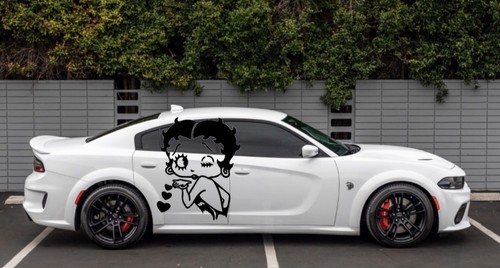 Large betty boop decals - boop,