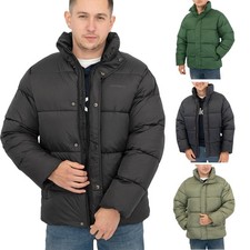 Carhartt WIP Mens Doville Water Repellent Puffer Jacket Windproof Zip Up Coat