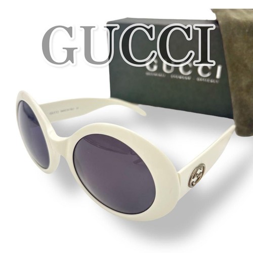 Mint gucci white oval - mint,
