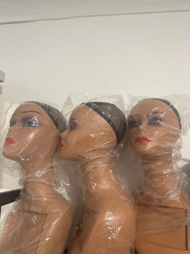 Head sleek mannequin hat - mannequin, wig