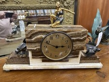 Art Deco Clock by F.H.Davin 