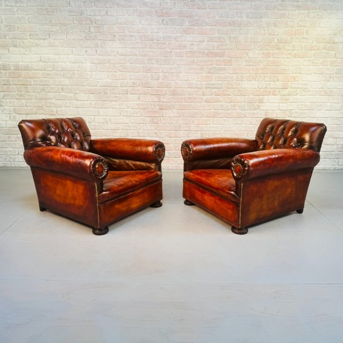 Pair 1920s english cognac - pair,