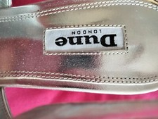 ladies, Dune, silver slingback, wedding shoes size 6, worn once.