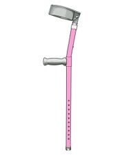Coloured Crutch  Elbow Crutch  Full Cuff  Single or Pairs