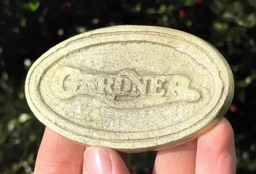 Gardner engine brass badge - engine,