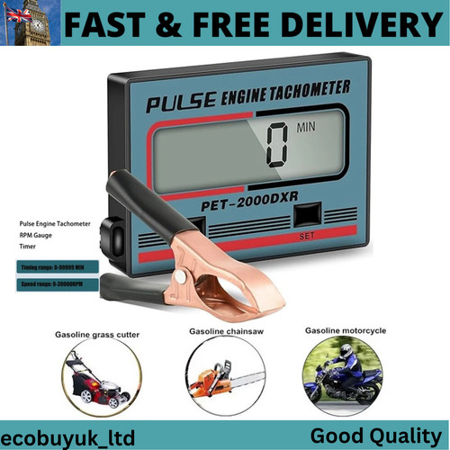 Induction chain saw tachometer - induction,