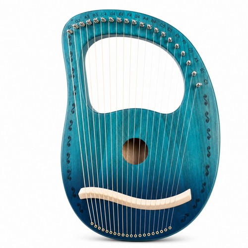 Box harp with strings - harp, 19
