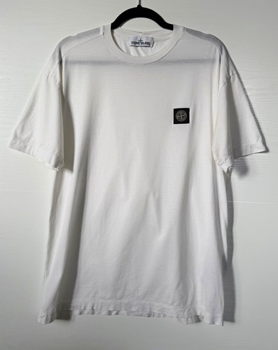 Stone island men white - island, crew