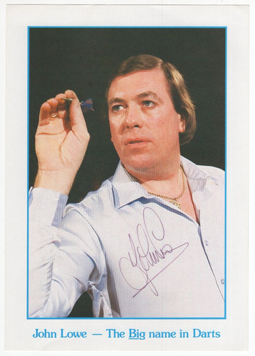 John lowe signed - signed, photo