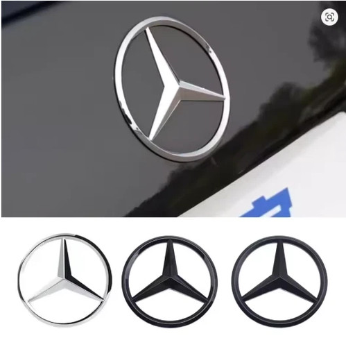 90mm rear boot star badge - star,