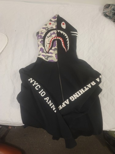 Bape shark hoodie 10th - bape,