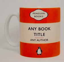Any Book Title And Author Book Cover Mug Can Personalise Great Reading Cup Gift