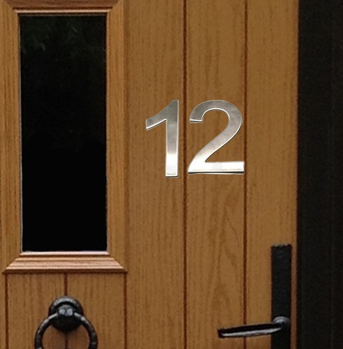 Stick house numbers - house,