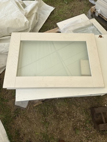Ivory painted grained solid - ivory,
