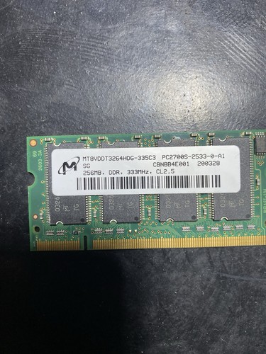 256mb 333mhz ddr - ddr, taken