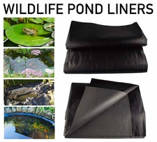 Pond Liner, Garden Wildlife/ Fish Ponds, ALL SIZES, UV Stabilised,Free warranty