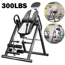 300lbs Heavy Duty Gravity Inversion Table Back Therapy Fitness Inverter Machine