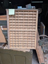 Unique Small Letterpress Type Case Printers Drawer