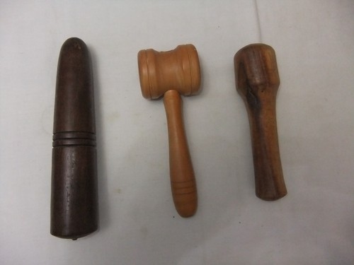 Vintage wooden gavel 14cm - gavel,