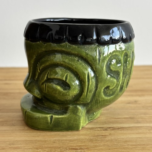 Shrunk ceramic cocktail tiki