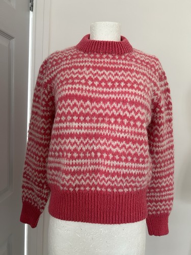 Ladies handknit fairisle - handknit,