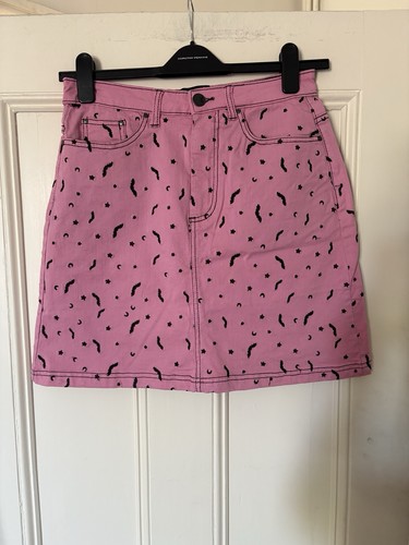 Hell bunny bat mini skirt - hell,