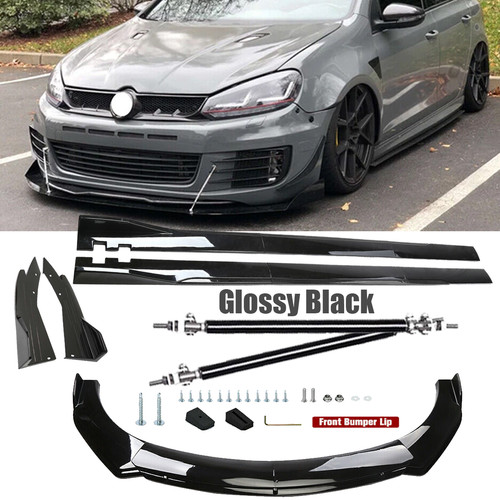 Glossy front bumper lip - glossy,