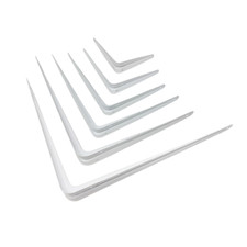 White london shelf - white, bracket