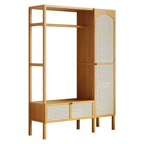 Wardrobe clothes rail bedroom - clothes,