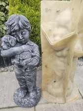 Boy with Dog Garden Ornament