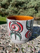 Vtg Art Pottery planter house