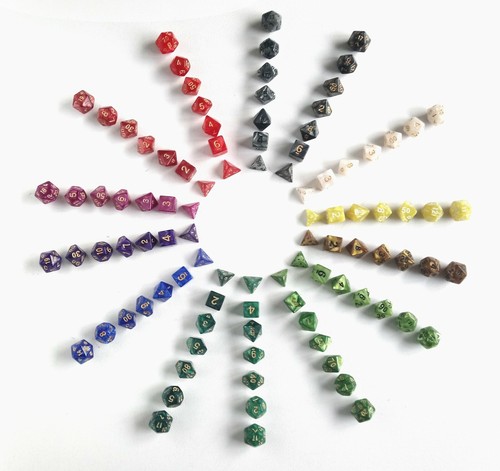D20 poly dice set - poly,