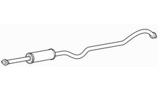 Centre Exhaust Middle Silencer