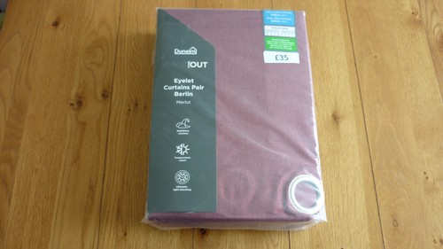 Dunelm black out eyelet - out,