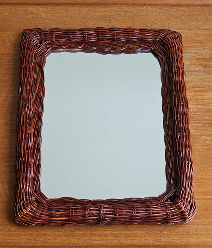 Small vintage boho dark - vintage, wicker