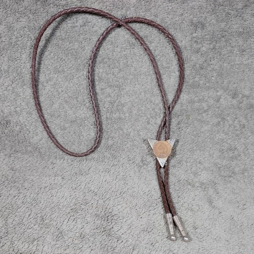 Indian head penny bolo tie - penny,