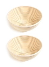 2pcs 9" Round Rattan Bread