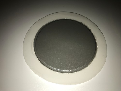 Silver pvc round - round, tax