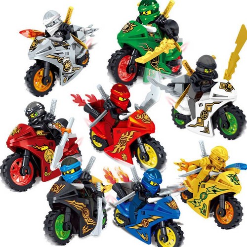 8pcs ninjago motorcycle - 8pcs,