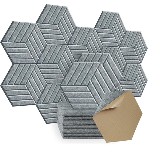 12x wall panels slat acoustic - 12x,